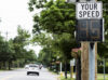 Speed monitor installed near frederick elementary school