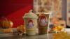 Pumpkin spice lands at wendy's