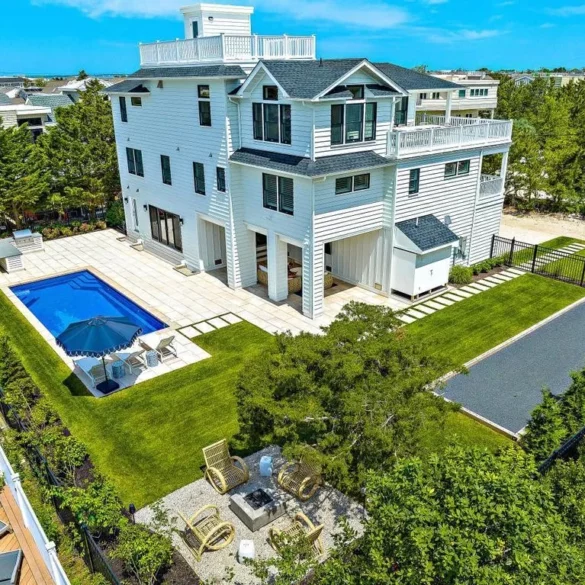Newly built luxury home listed for $4. 5 million in long beach township - photo licensed by shore news network.