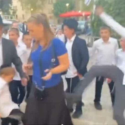 Christian woman attacked by jewish kids in israel for mentioning jesus - photo licensed by shore news network.