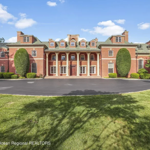 This $7. 7 million monmouth county home looks more like a palace than a house - photo licensed by shore news network.