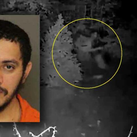 Escaped convicted philadelphia murderer spotted on home security system - photo licensed by shore news network.