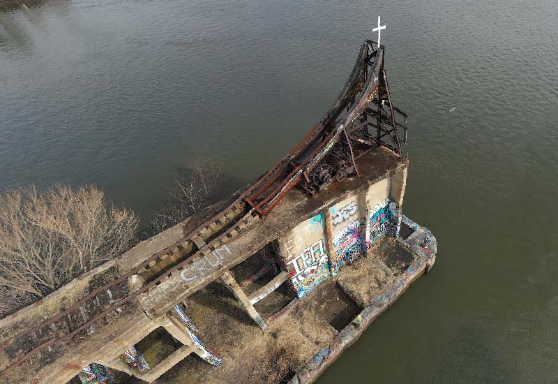 This Grafitti Marked Pier is One of Philadelphia's Hidden 'Treasures'