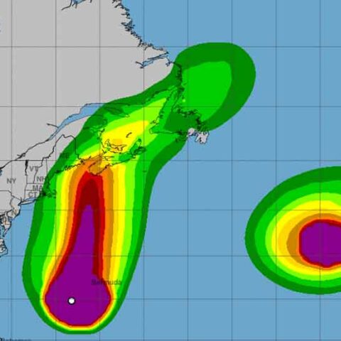 Lee's force to be felt along the shore with rough seas, rip currents - photo licensed by shore news network.