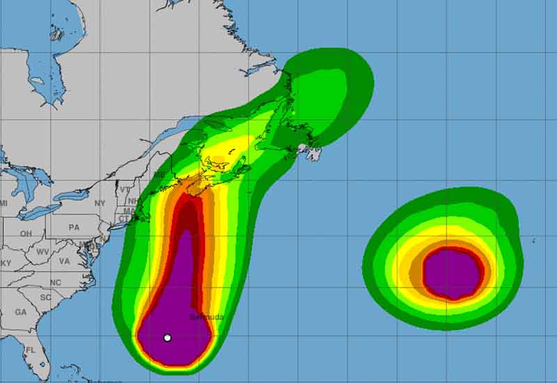 Lee's Force to be Felt Along the Shore with Rough Seas, Rip Currents