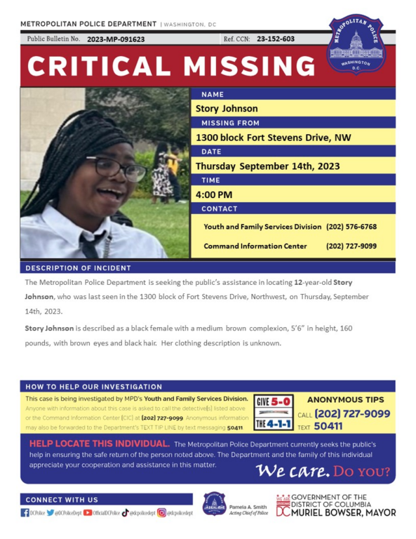 Urgent Search for Missing Young Sisters in Northwest D.C. Urgent Search for Missing Young Sisters in Northwest D.C.