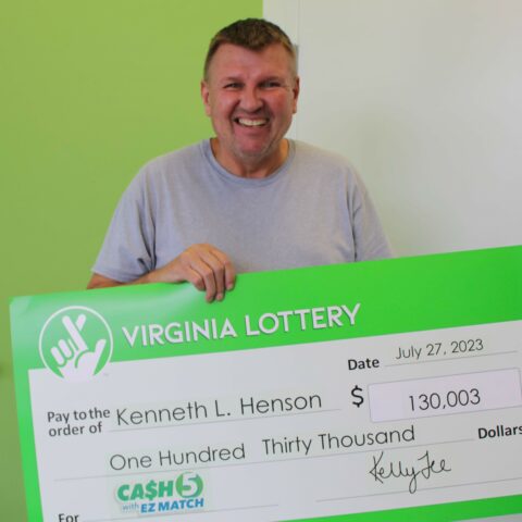 Luray resident wins $130,000 in cash 5 drawing - photo licensed by shore news network.