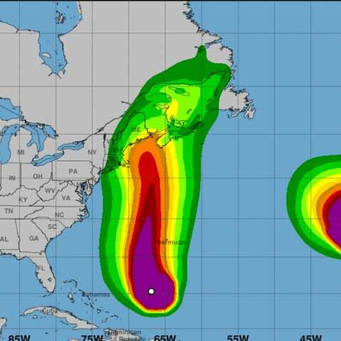 Hurricane lee to pass new jersey on friday, rough surf, riptides expected - photo licensed by shore news network.