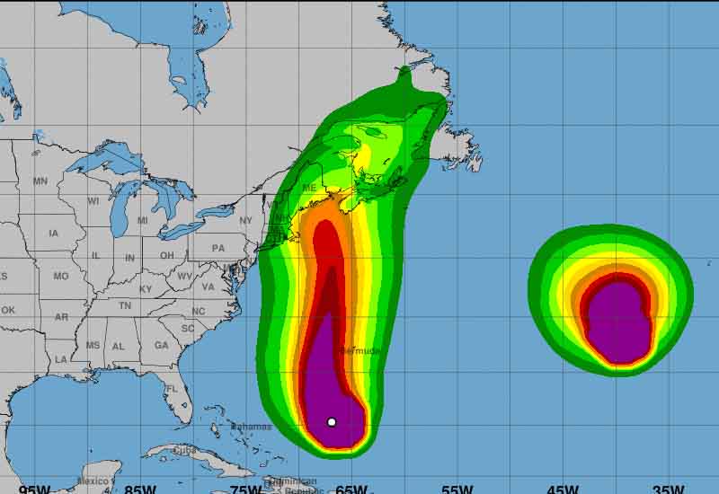 Hurricane Lee to Pass New Jersey on Friday, Rough Surf, Riptides Expected