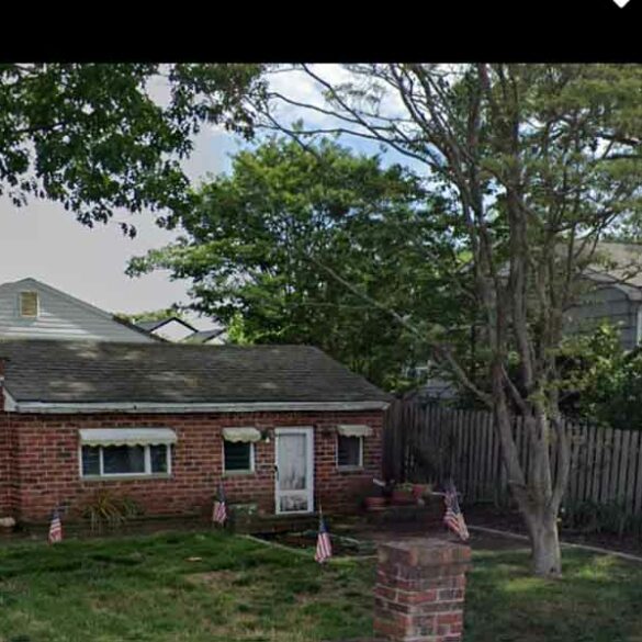 The 'midget house' of brick township mystified generations of gawkers - photo licensed by shore news network.