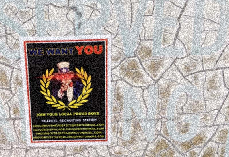 Proud Boys Making Presence Known in Ocean County, Recruiting Posters