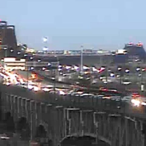 Major traffic delays on holland tunnel approach due to fatal crash - photo licensed by shore news network.