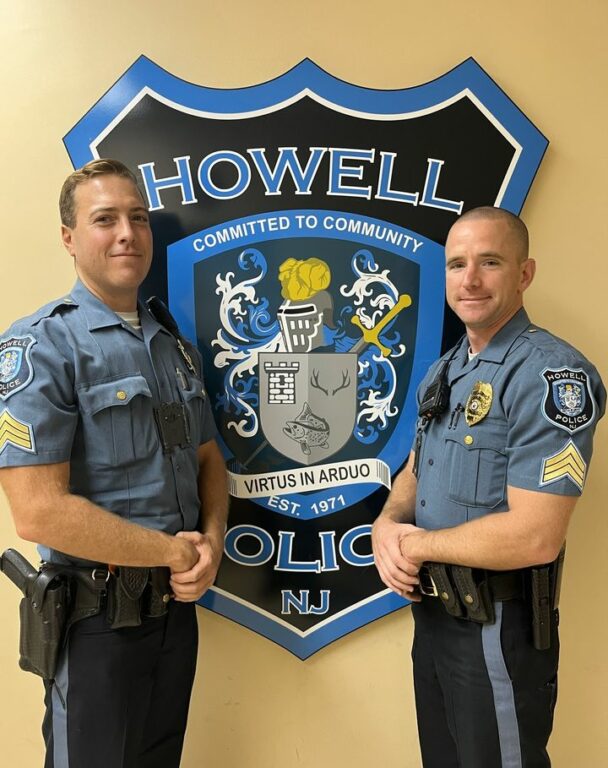 Howell Police Promotions and New Hires Announced