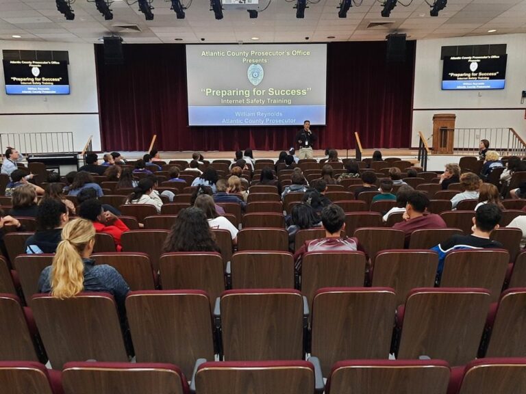 Atlantic county prosecutor's office hosts internet safety training at ventnor middle school - photo licensed by shore news network.