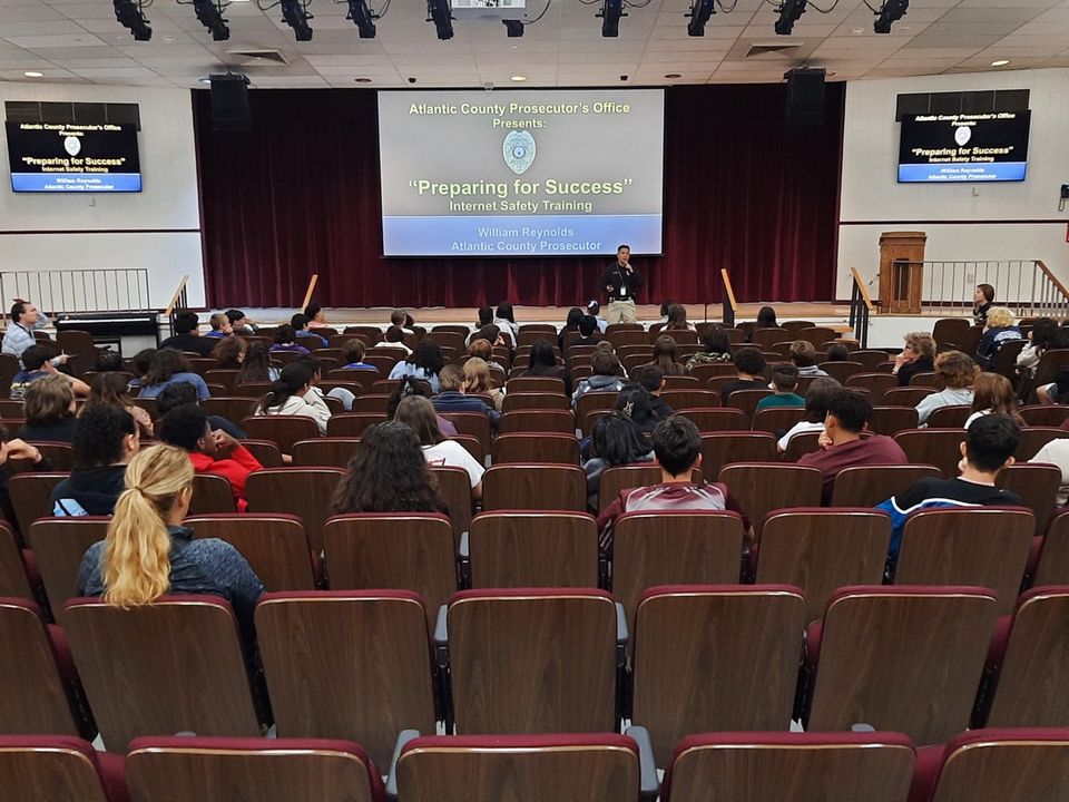 Atlantic County Prosecutor's Office Hosts Internet Safety Training at Ventnor Middle School