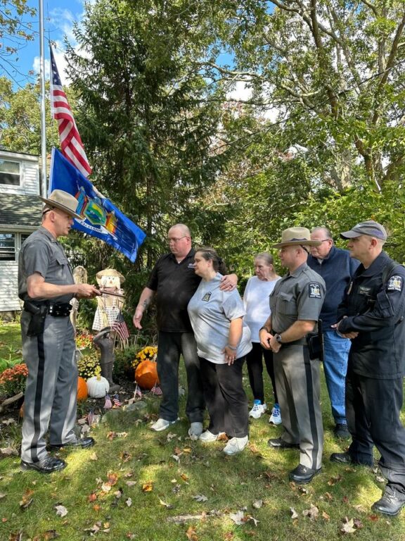 Stagliano Family Honored by New York State Police for Late Son's Passion in Aviation