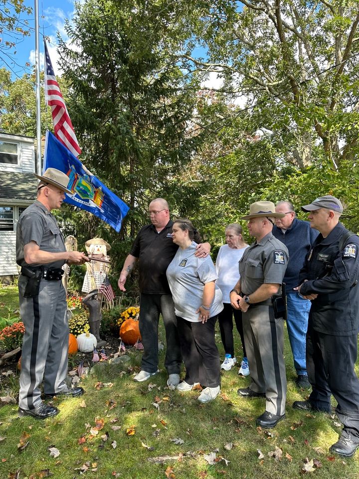 Stagliano Family Honored by New York State Police for Late Son's Passion in Aviation