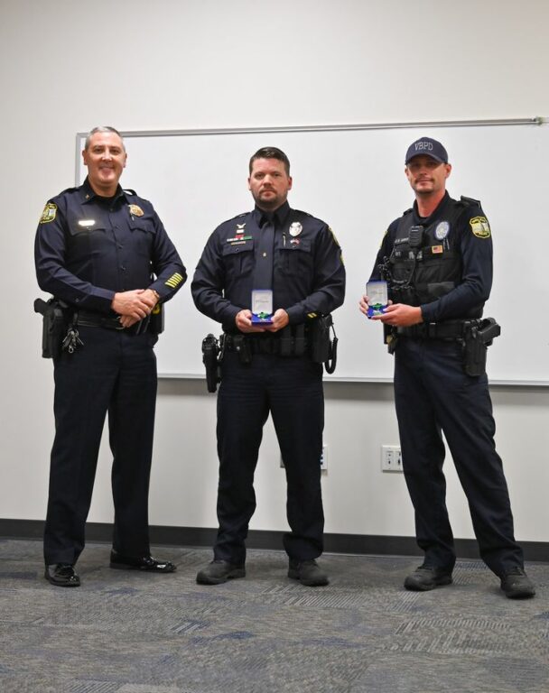 Virginia Beach Police Officers Awarded Life Saving Medal for Heroic Rescue