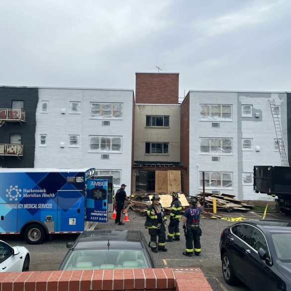 Construction worker injured in hackensack awning collapse, osha to investigate - photo licensed by shore news network.