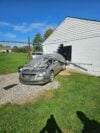 Driver arrested for dui after striking parked car and garage in conewago township