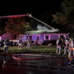 Home explosion - Photo by Stafford Police Dept.