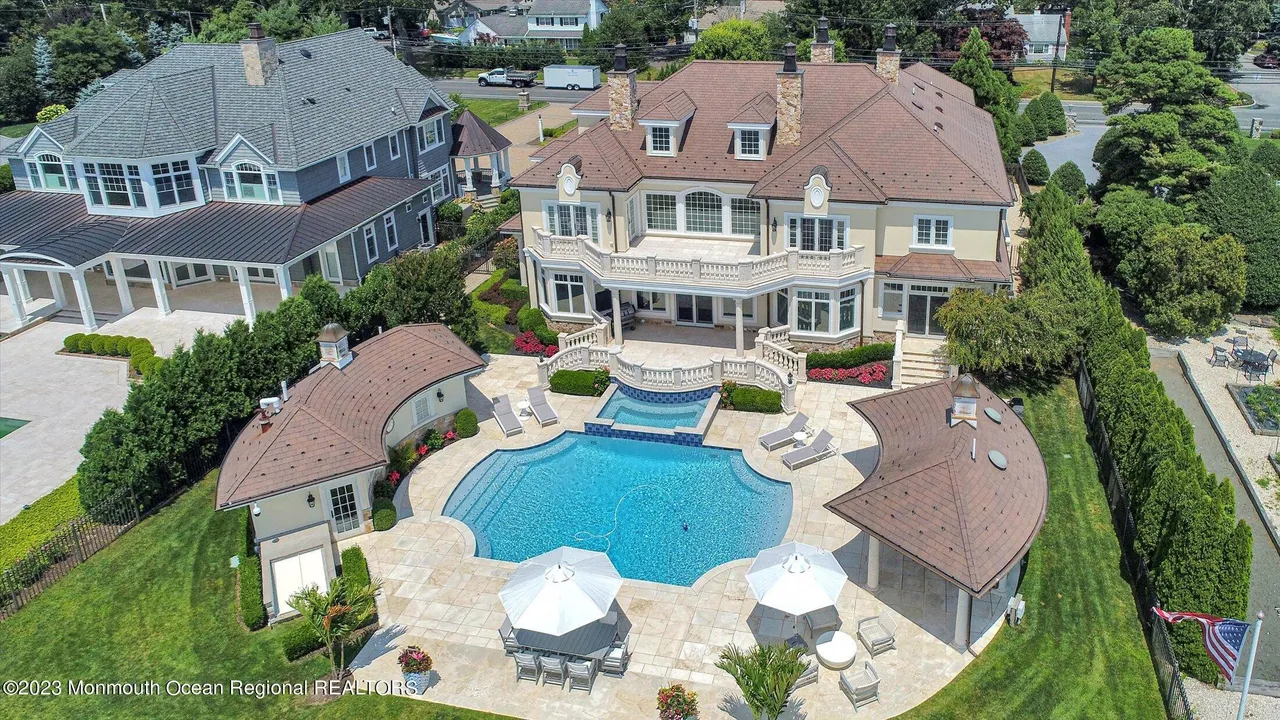$6,000,000 Luxury Waterfront Estate in Brick Township Overlooks the Metedeconk River