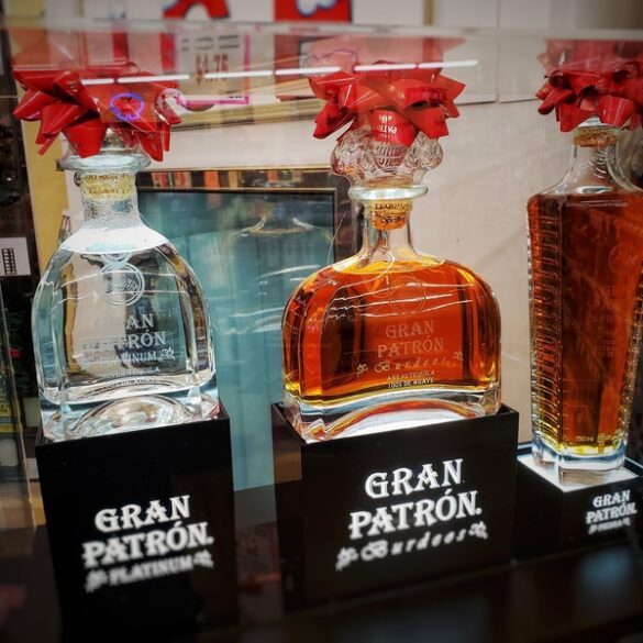 Suspect smashes $12,000 worth of patron in fit of rage at milford liquor store - photo licensed by shore news network.