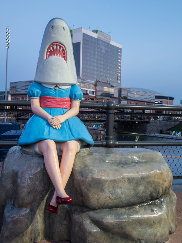 Buffalo's Canalside Shark Girl Oddity Has Awed Visitors For Nearly A Decade