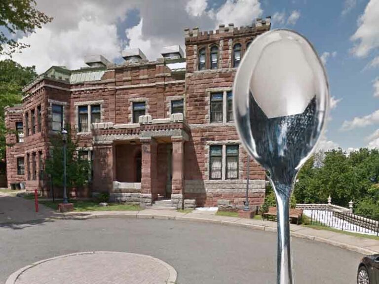 New jersey has a castle and it's home to a very large spoon collection - photo licensed by shore news network.