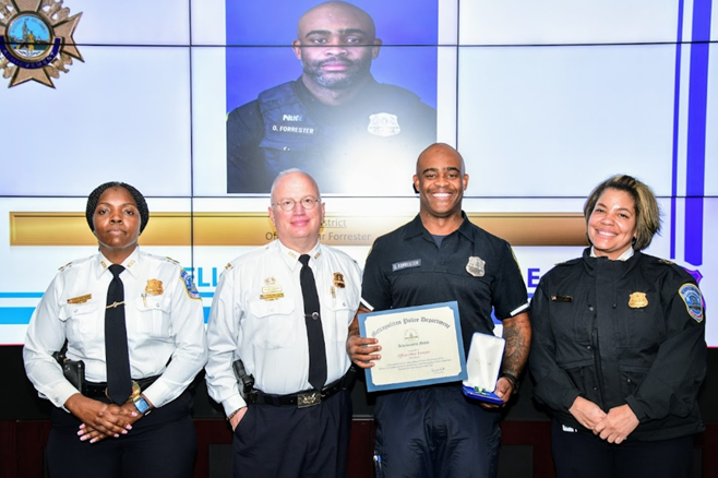 Heroic D.C. Cop Honored for Taking Dangerous Violent Criminal Down