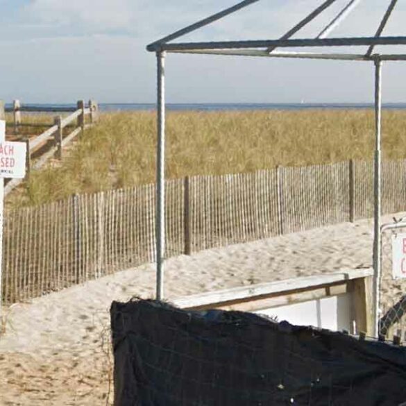 Locked up new jersey privately owned beaches forced to reopen by state officials - photo licensed by shore news network.