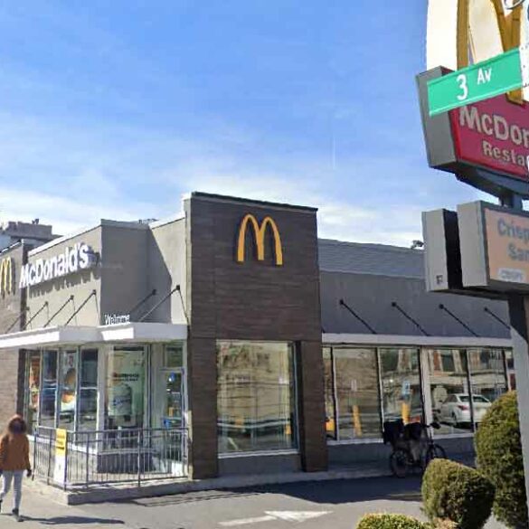 Multiple shots fired at bronx mcdonald's restaurant - photo licensed by shore news network.