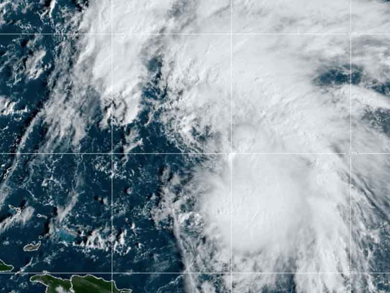 Tropical storm Philippe still disorganized