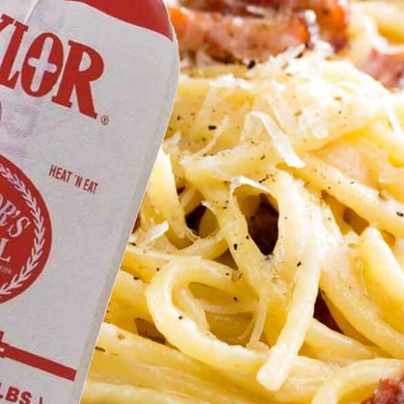 This pork roll carbonara is something you would only see in new jersey - photo licensed by shore news network.