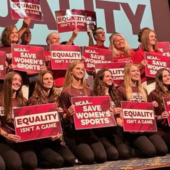 College swim team says women losing opportunities in lbgtq 'equity' policy - photo licensed by shore news network.