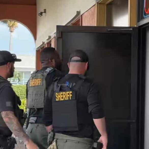 St. Lucie county authorities shut down beach side social club for illegal gambling - photo licensed by shore news network.