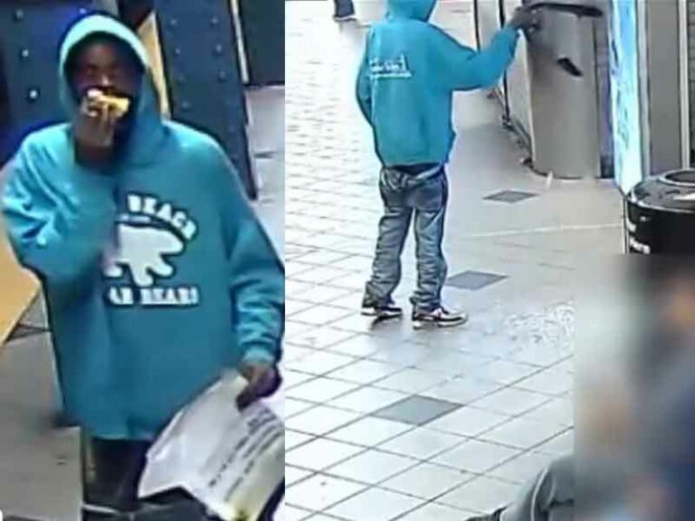 Vandal destroys kiosk at NYC Subway Station