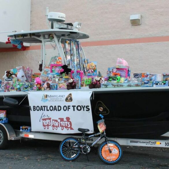 Help donate a boatload of toys to children through usmc toys for tots - photo licensed by shore news network.