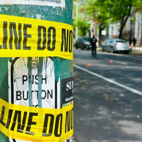 Baltimore police investigating double homicide on chapel gate lane - photo licensed by shore news network.