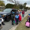 Manchester police ensure safe halloween, distribute candy to kids