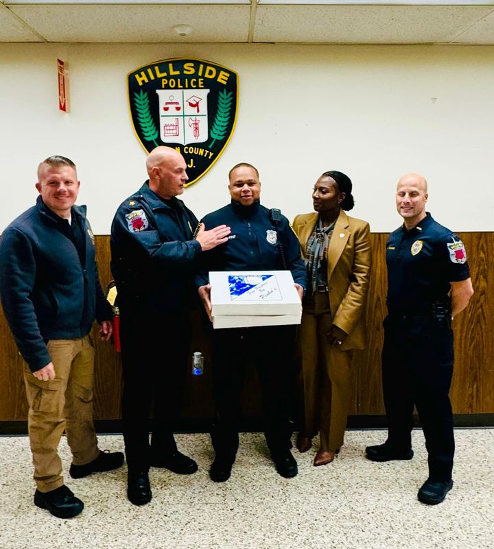 Hillside Officer Honored for Lifesaving Actions