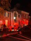 Fire reported on walter house court