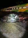 Rail service suspended after overnight night crash with vehicle on tracks
