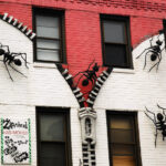 A South Philadelphia institution, Zipperheads was an punk rock clothing store famous for the giant ants crawling on the building. The store moved in 2010.