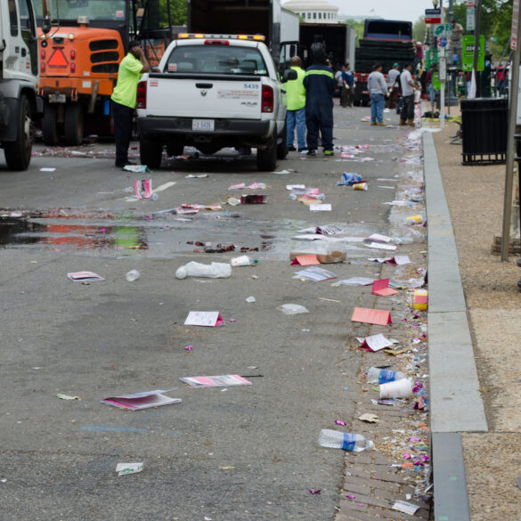 Police say dead body found in trash can with gunshot wounds - photo licensed by shore news network.