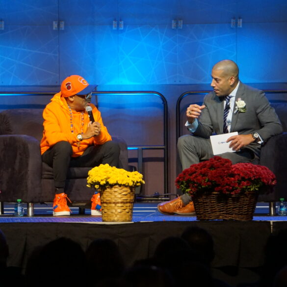Spike lee speaks at 2023 njea convention in atlantic city - photo by njea / x