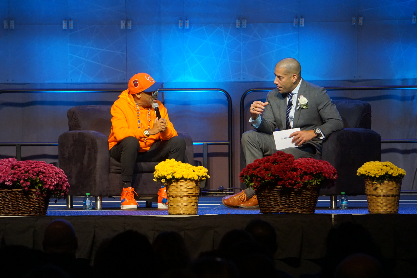 Spike Lee speaks at 2023 NJEA Convention in Atlantic City - Photo by NJEA / X