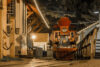 The old restored steam engine train at smithville new jersey