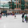 Jersey city welcomes winter season with outdoor skating rink