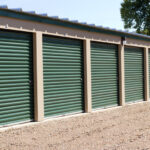 Self storage units for storing a multitude of various items.
